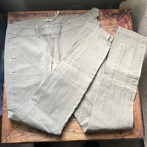 Max Studio khaki straight leg